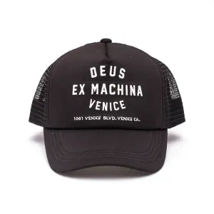 Venice Address Trucker Hat Black