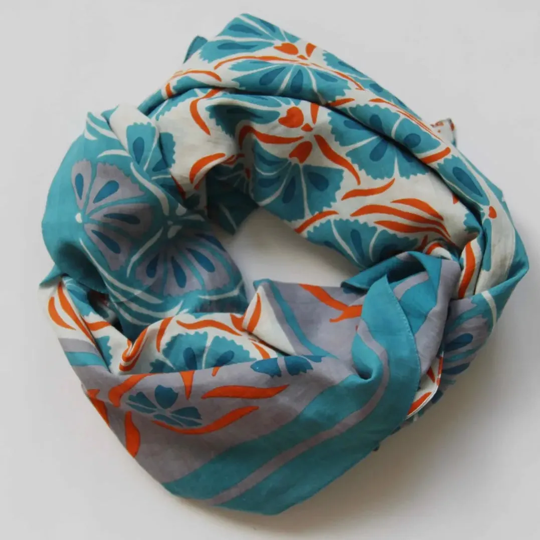 Vibrant Organic Cotton Scarves 40" x 40"