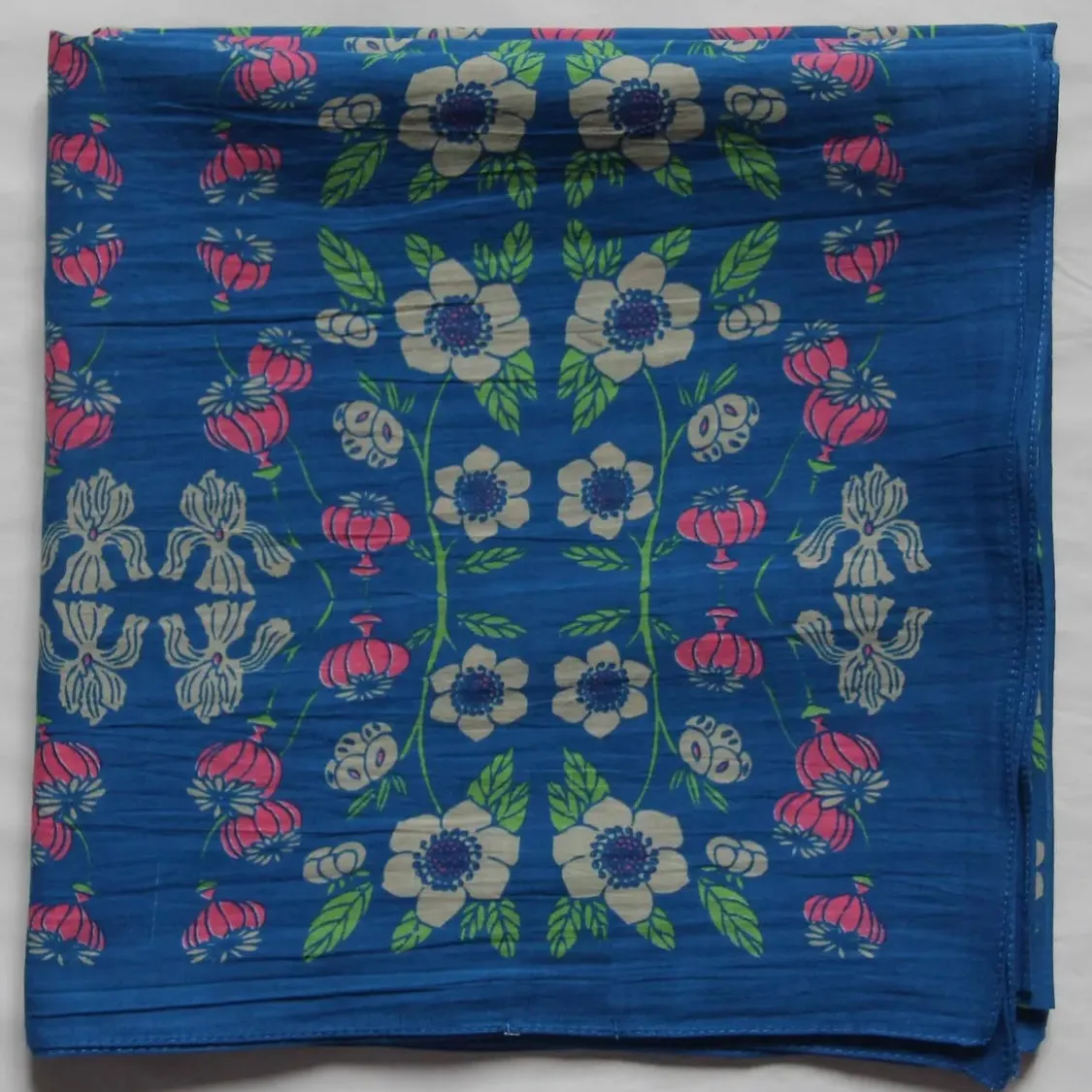Vibrant Organic Cotton Scarves 40" x 40"