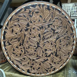 Vintage Cowgirl Case Hat Box