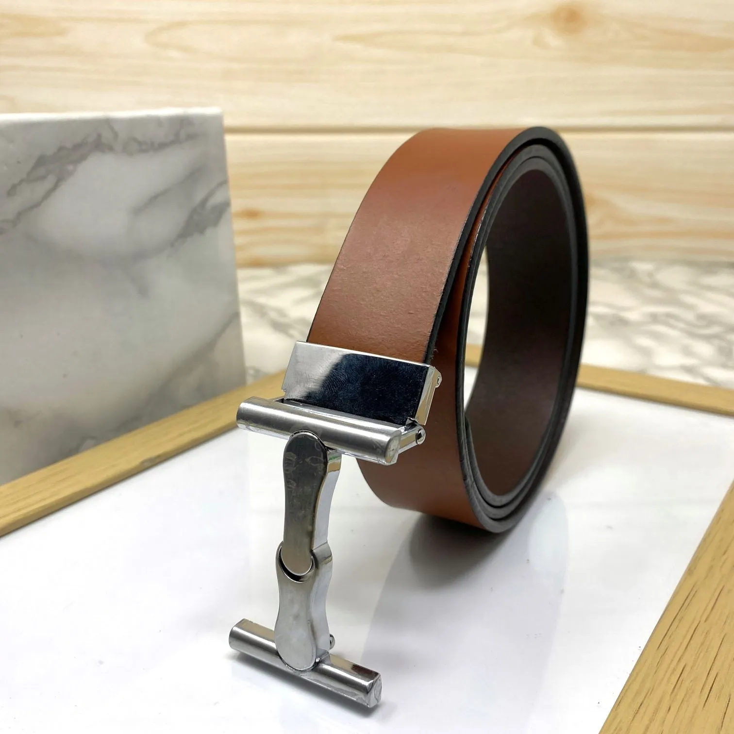Vintage Design Leather Strap Belt-UniqueandClassy