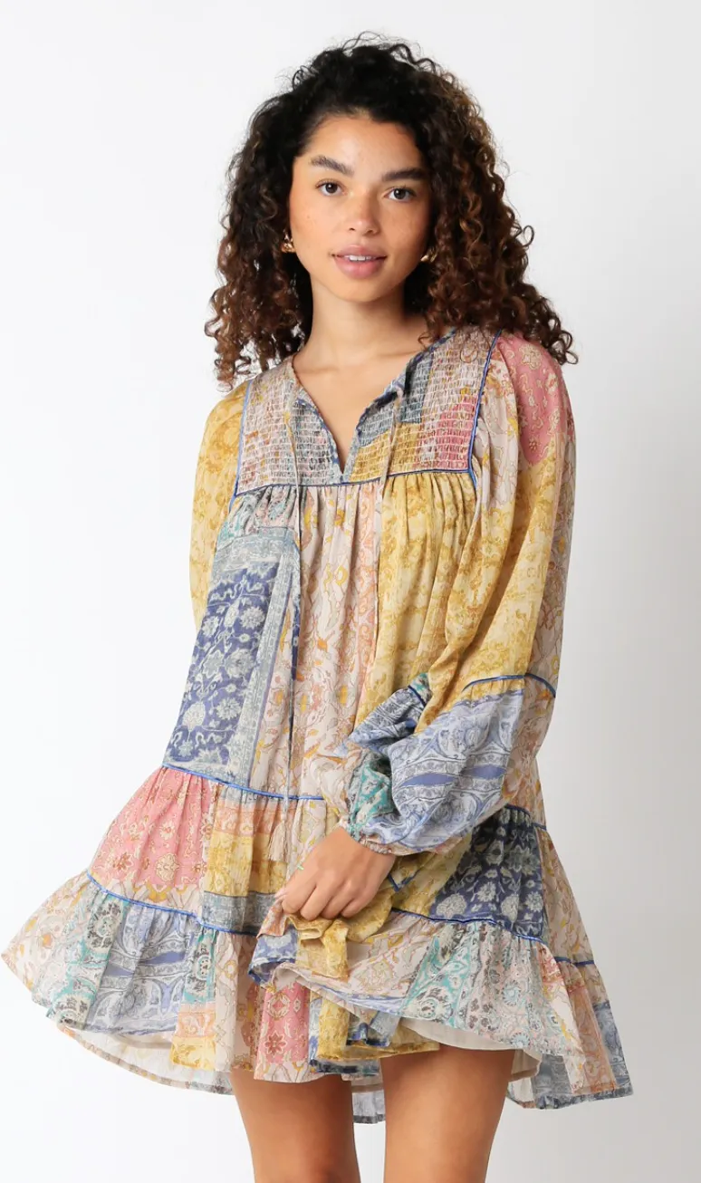 Vintage Patch Work Dress