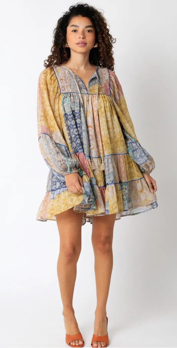 Vintage Patch Work Dress
