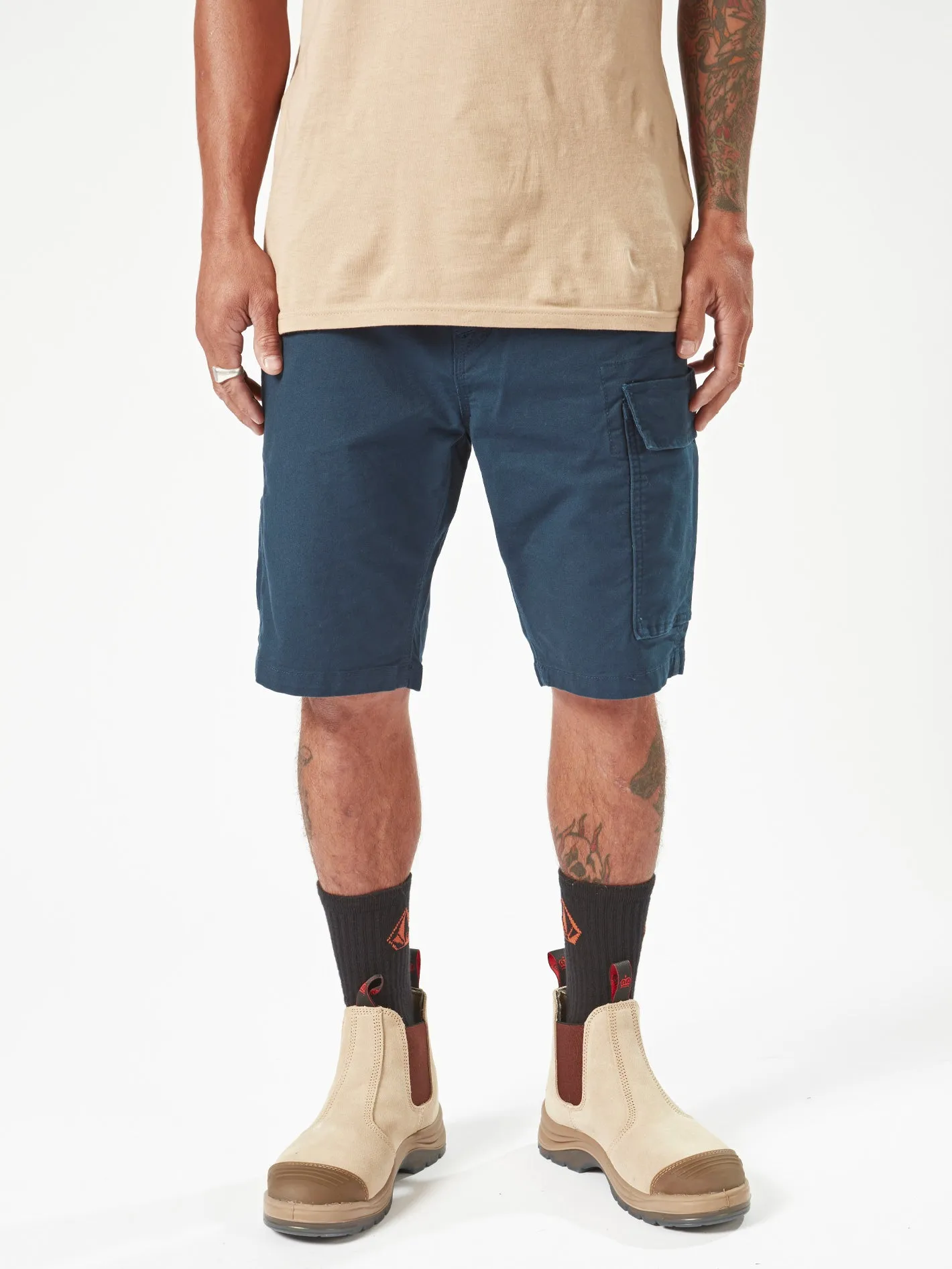 Volcom Workwear Caliper Work Short 20" - Navy