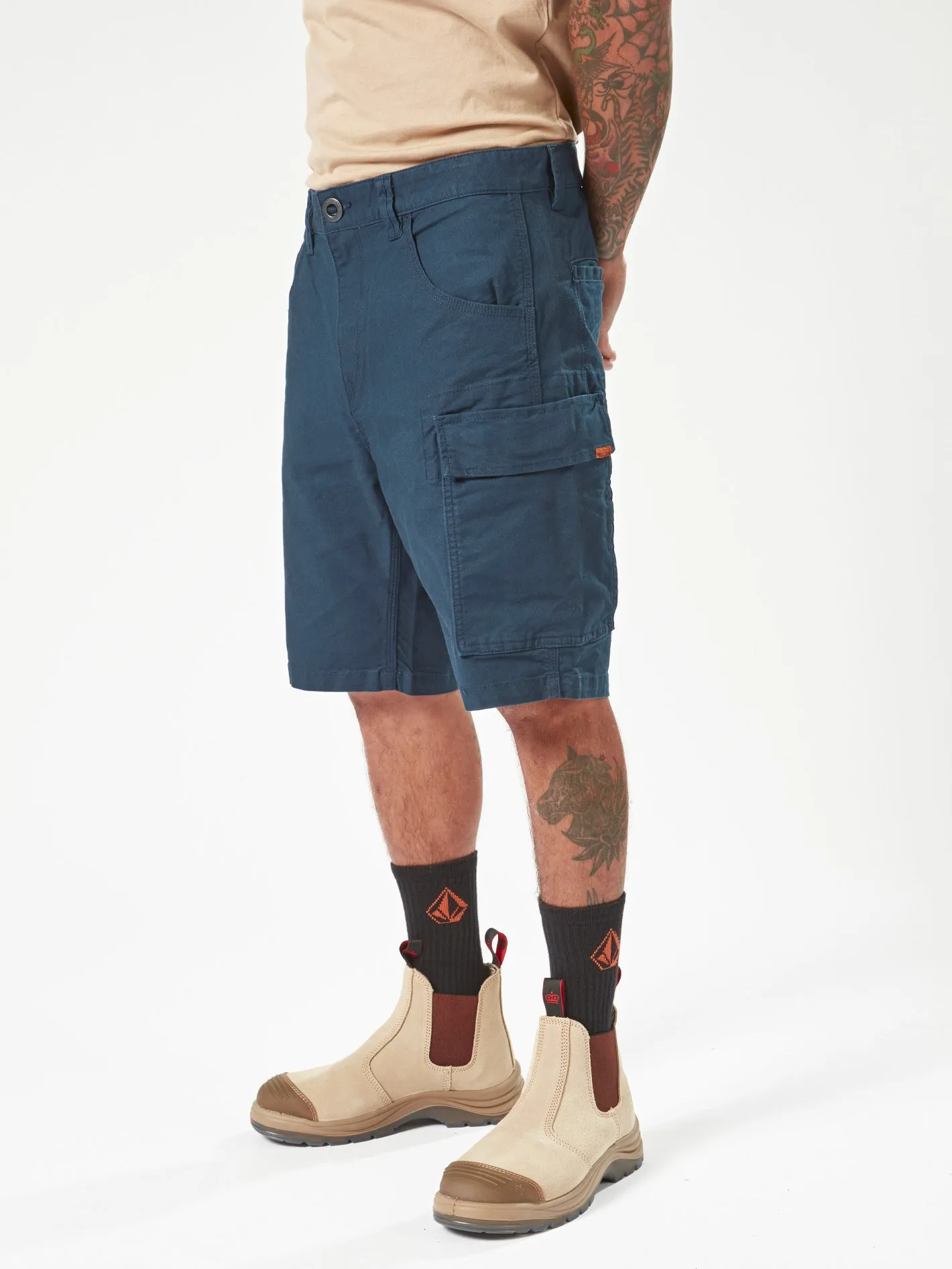 Volcom Workwear Caliper Work Short 20" - Navy