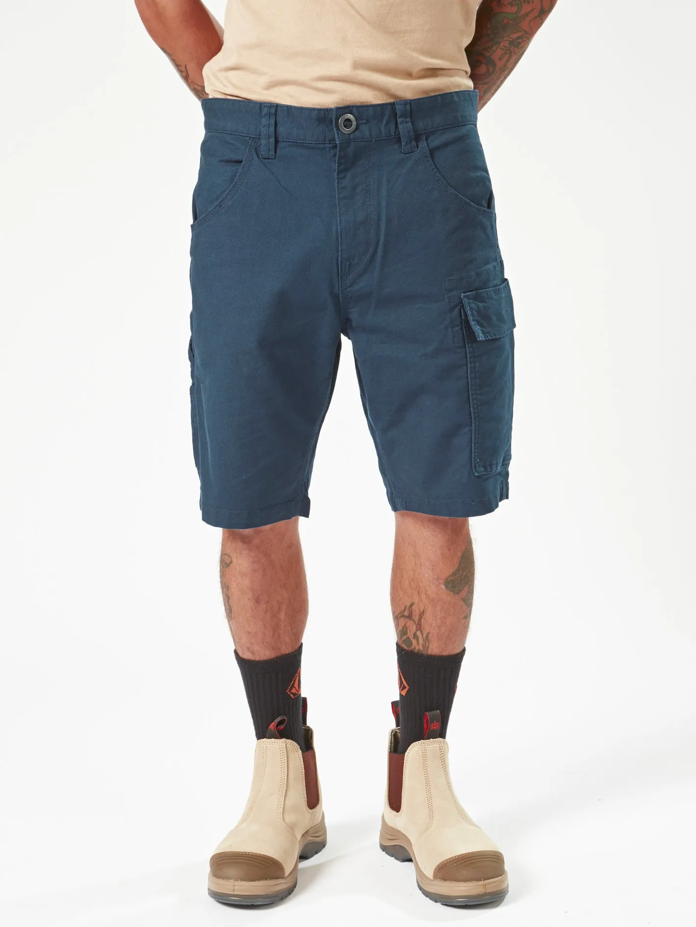 Volcom Workwear Caliper Work Short 20" - Navy