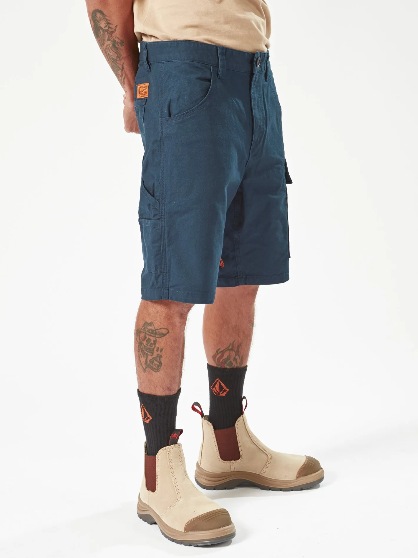 Volcom Workwear Caliper Work Short 20" - Navy