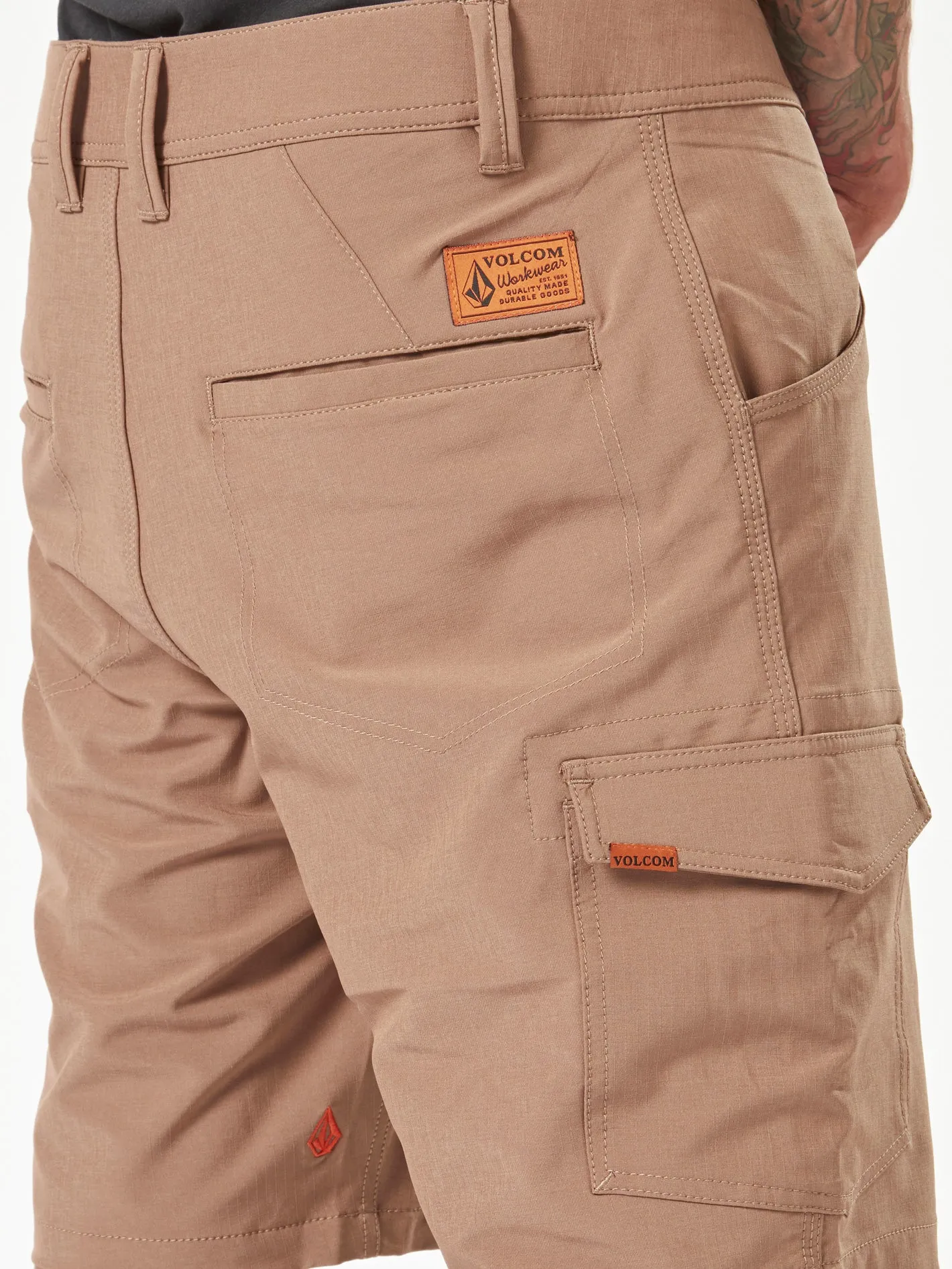 Volcom Workwear Slab Hybrid Short 20" - Brindle