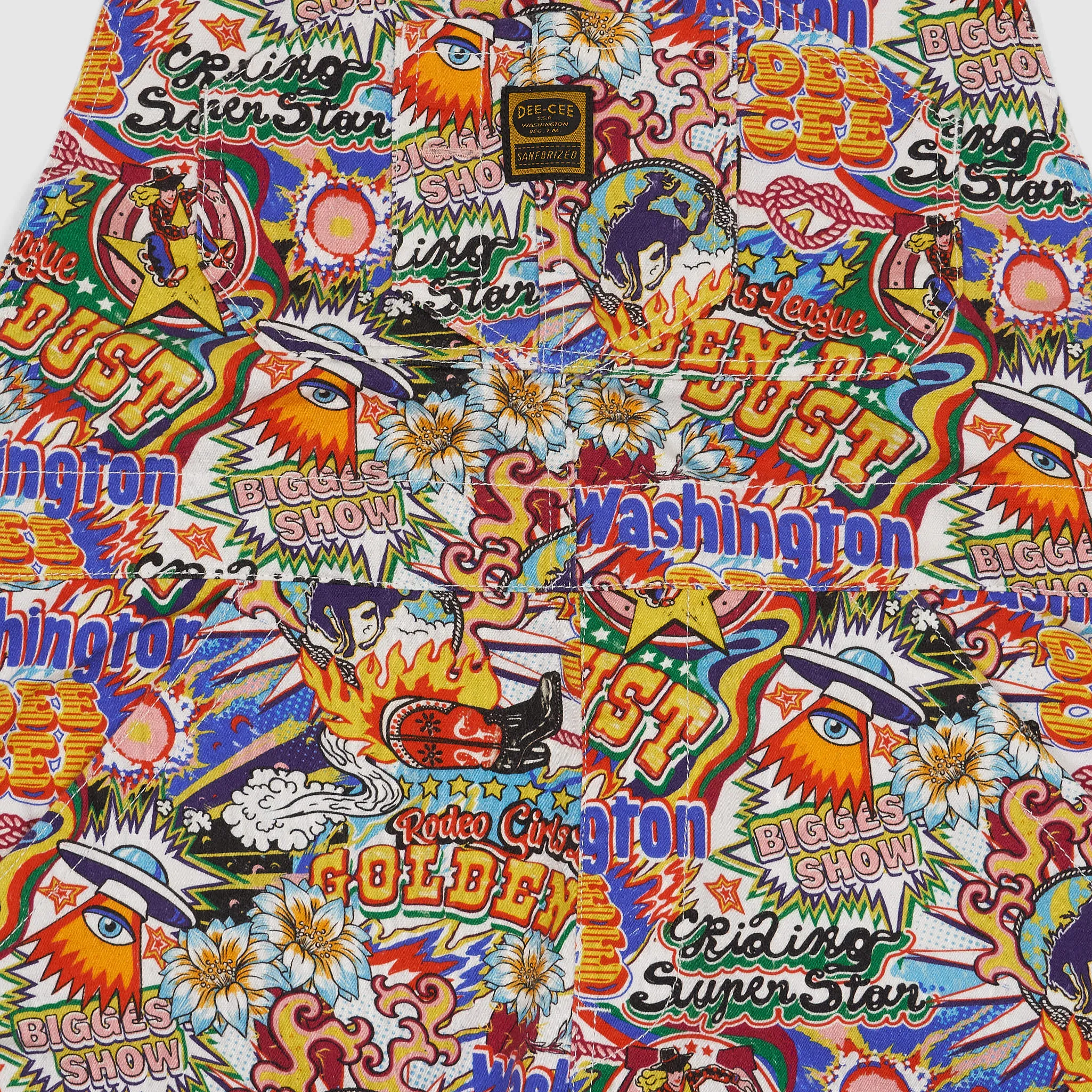 Washington Dee-Cee Ladies Rodeo Printed Bib Overall