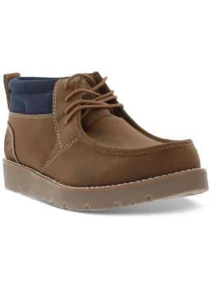 Weatherproof Vintage Mens Chester Faux Leather Chukka Boots Tan 12 Medium (D)