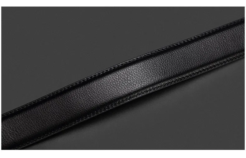 West Louis™ Automatic Buckle Genuine Leather Belt