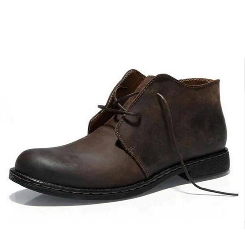 West Louis™ Genuine Leather Causal Outdoor Boots