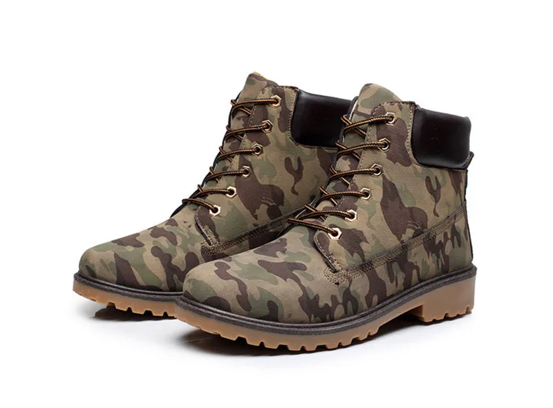 West Louis™ Trending Camo Boots