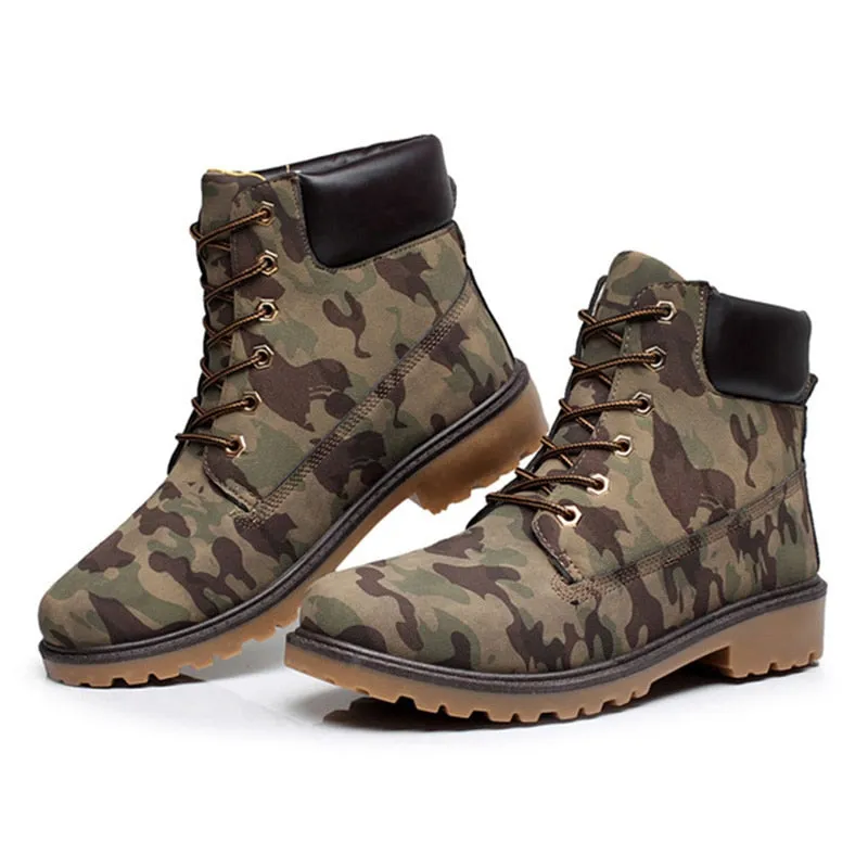 West Louis™ Trending Camo Boots