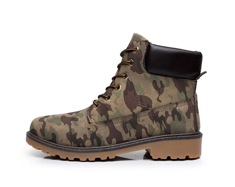 West Louis™ Trending Camo Boots
