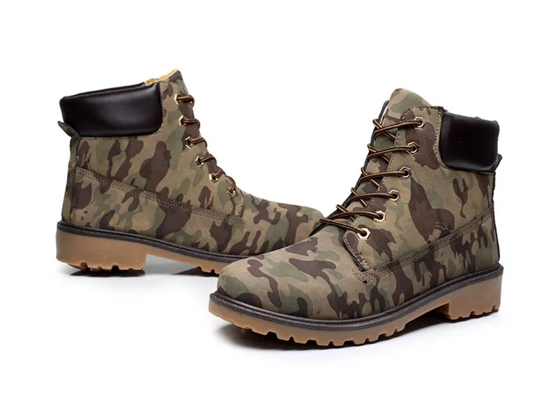 West Louis™ Trending Camo Boots