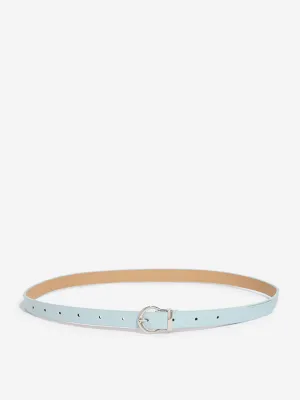 Westside Accessories Light Blue Buckle Belt (Small)