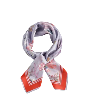 Whispering Sands Powder Blue Square Scarf