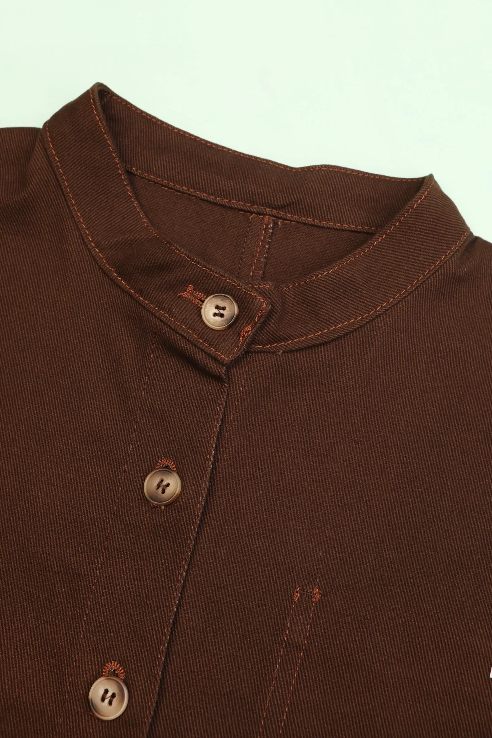 Wide Chore Coat Coffee