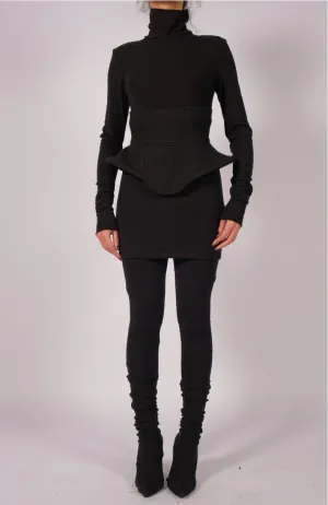 Wide Wool Corset Belt