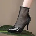 Women  Breathable Mesh Summer Ankle Boots