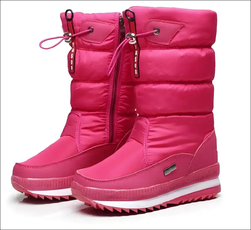 Women snow boots platform winter boots thick plush waterproof non-slip boots fashion women winter