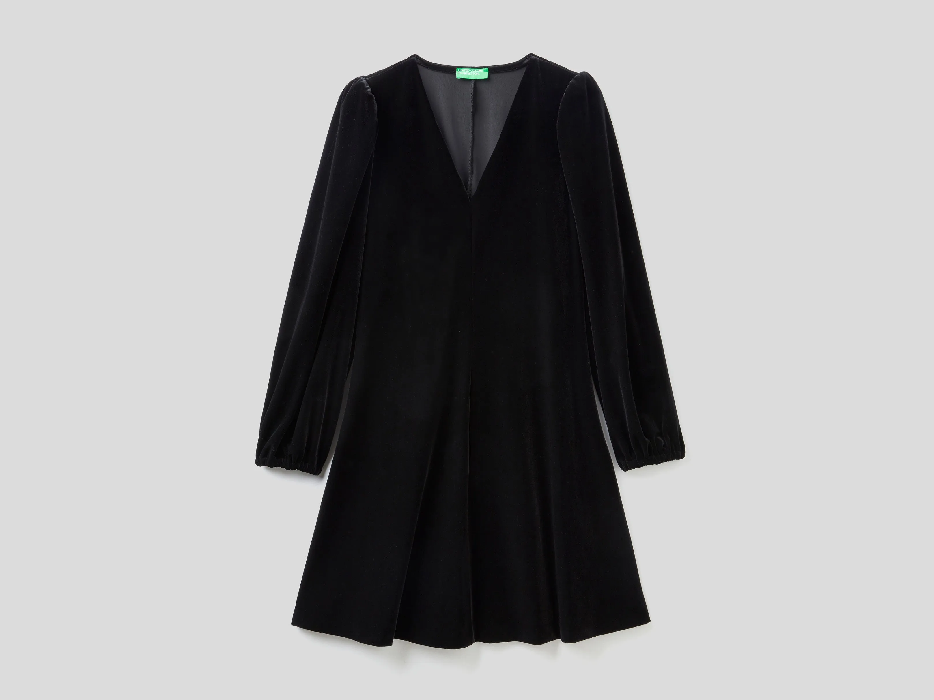 Women Solid V-Neck Dress