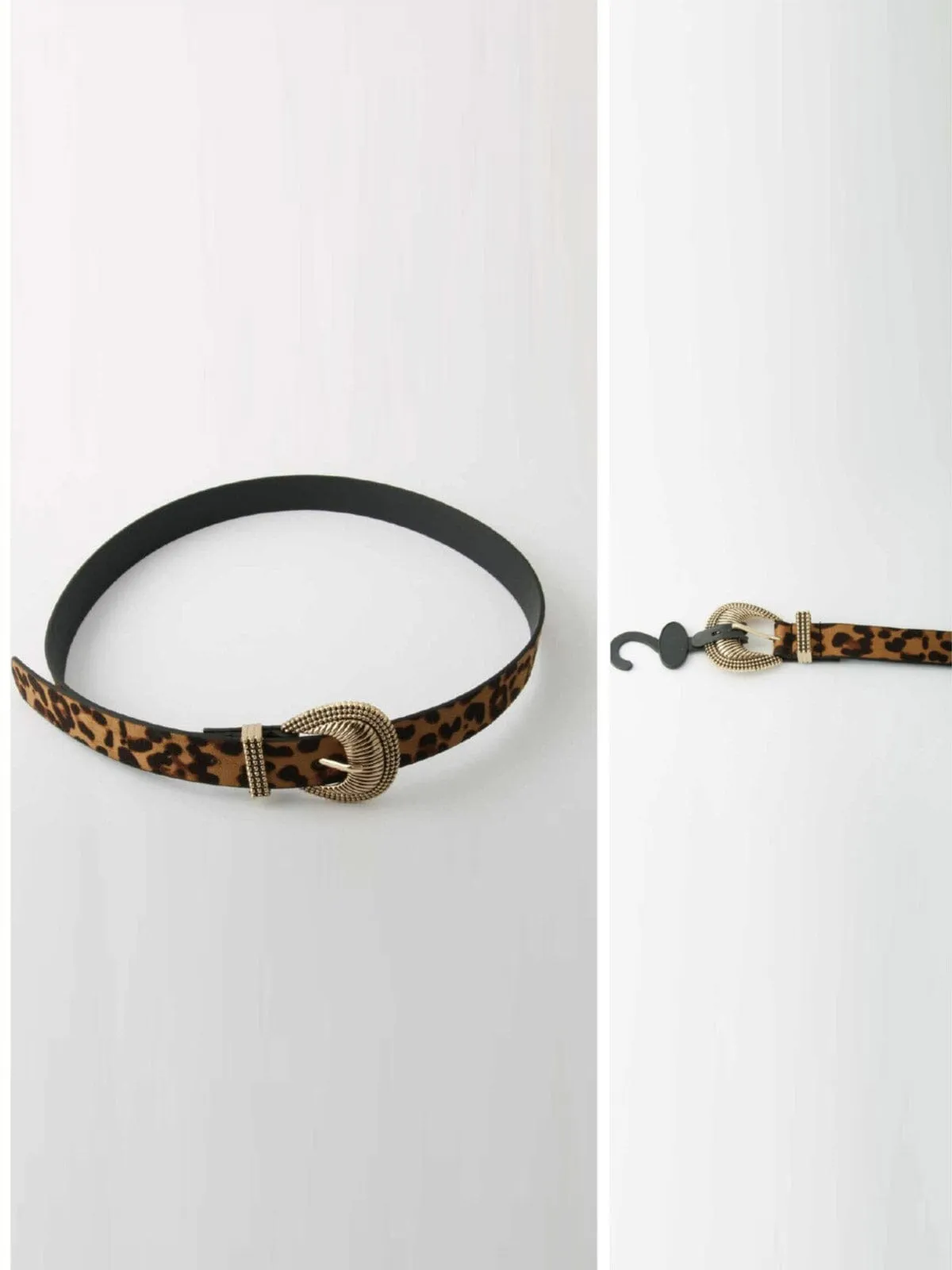 WOMEN'S ANIMAL PRINT WAIST BELT