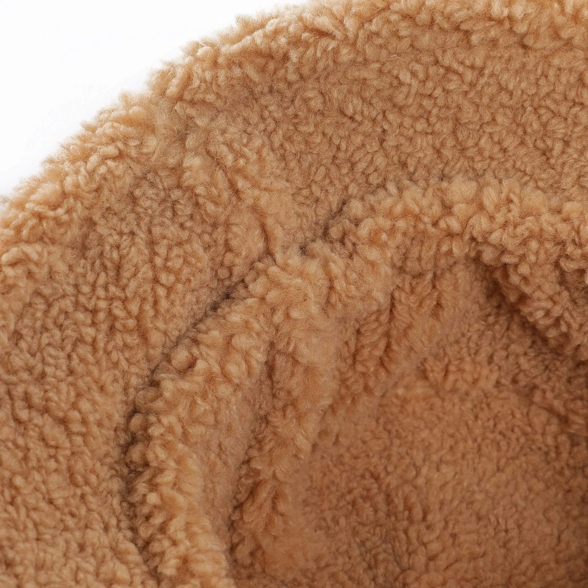 Women's Bucket Hat Winter Fluffy Reversible Hat Vic