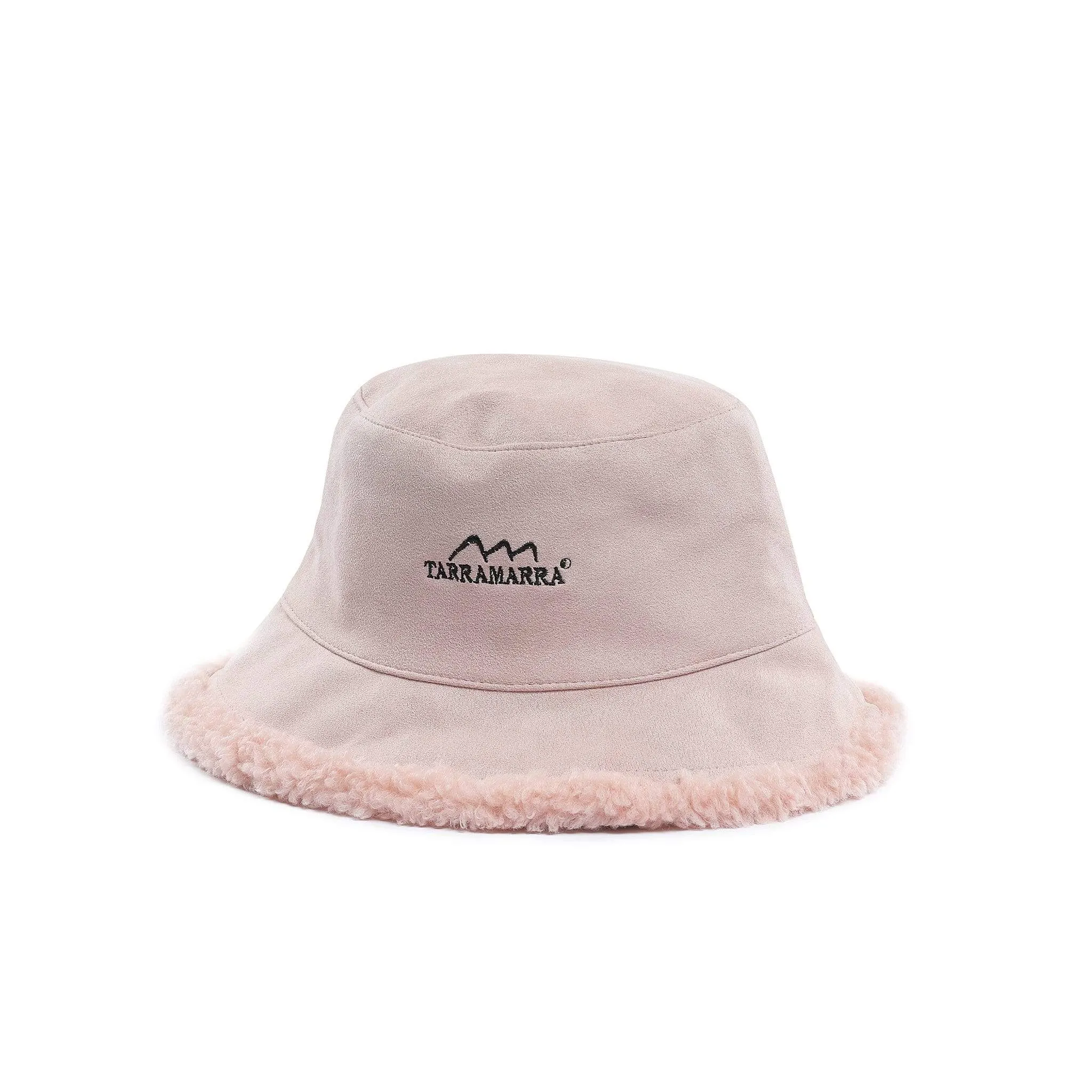 Women's Bucket Hat Winter Fluffy Reversible Hat Vic