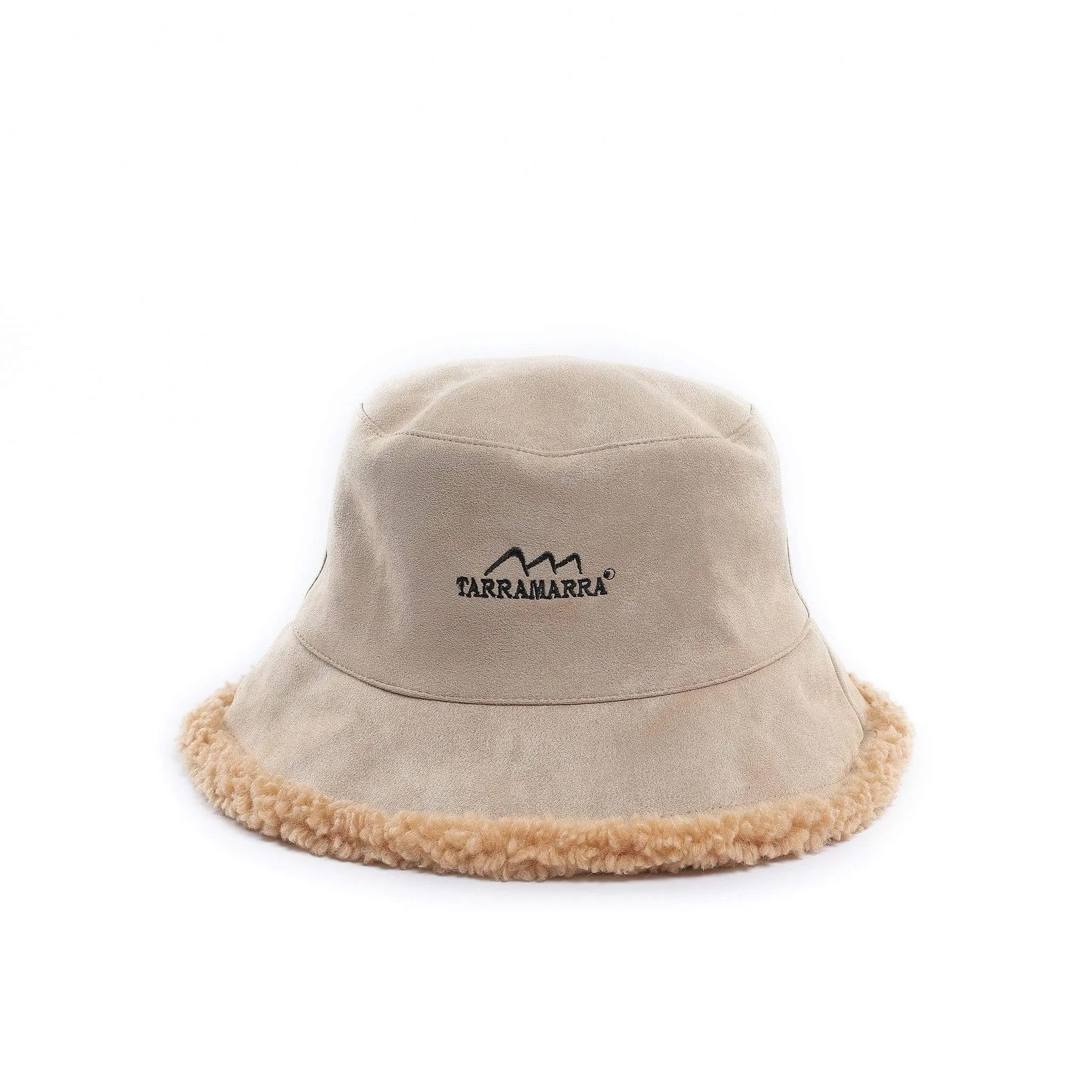 Women's Bucket Hat Winter Fluffy Reversible Hat Vic