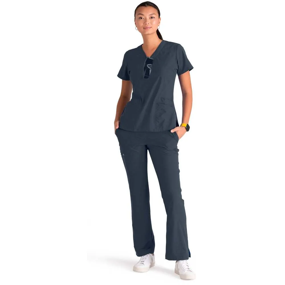 Women's Stride Scrub Pant - Barco One Collection / Color - Steel / Fit - Regular / Sizes - XS, S, M, L, XL, 2XL, 3XL by Barco Uniforms
