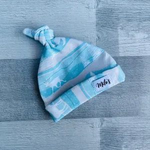 Wonderland Knot Top Baby Hat