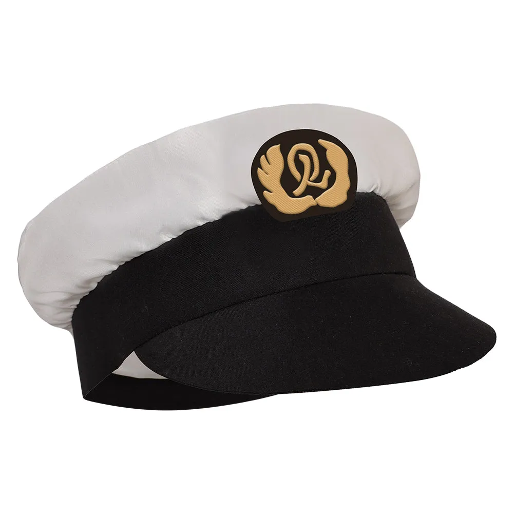 Wonka 2023 Oompa-Loompa Movie White Hat Cosplay Costume Accessories