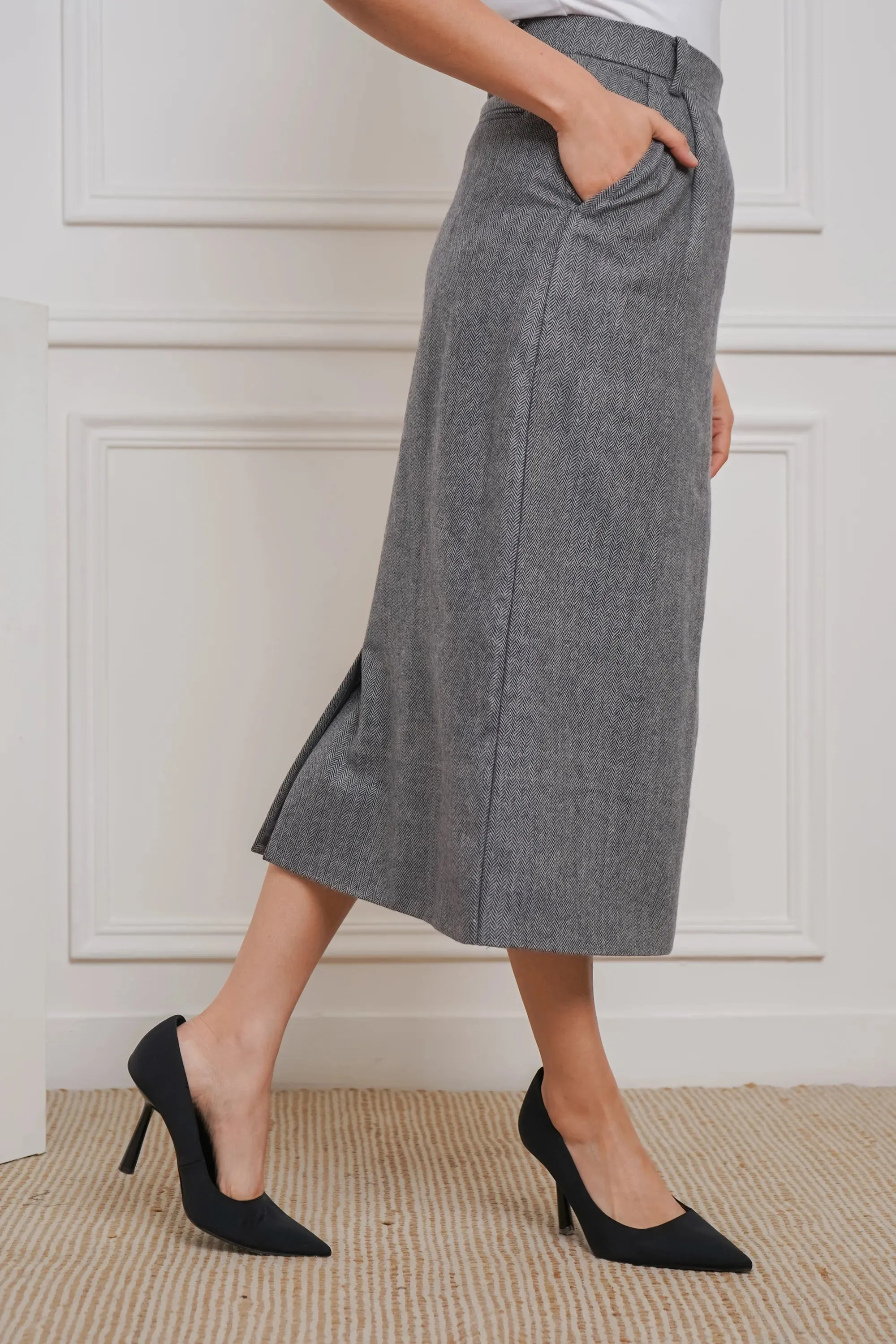 Wool You Be Mine, Wool Pencil Skirt