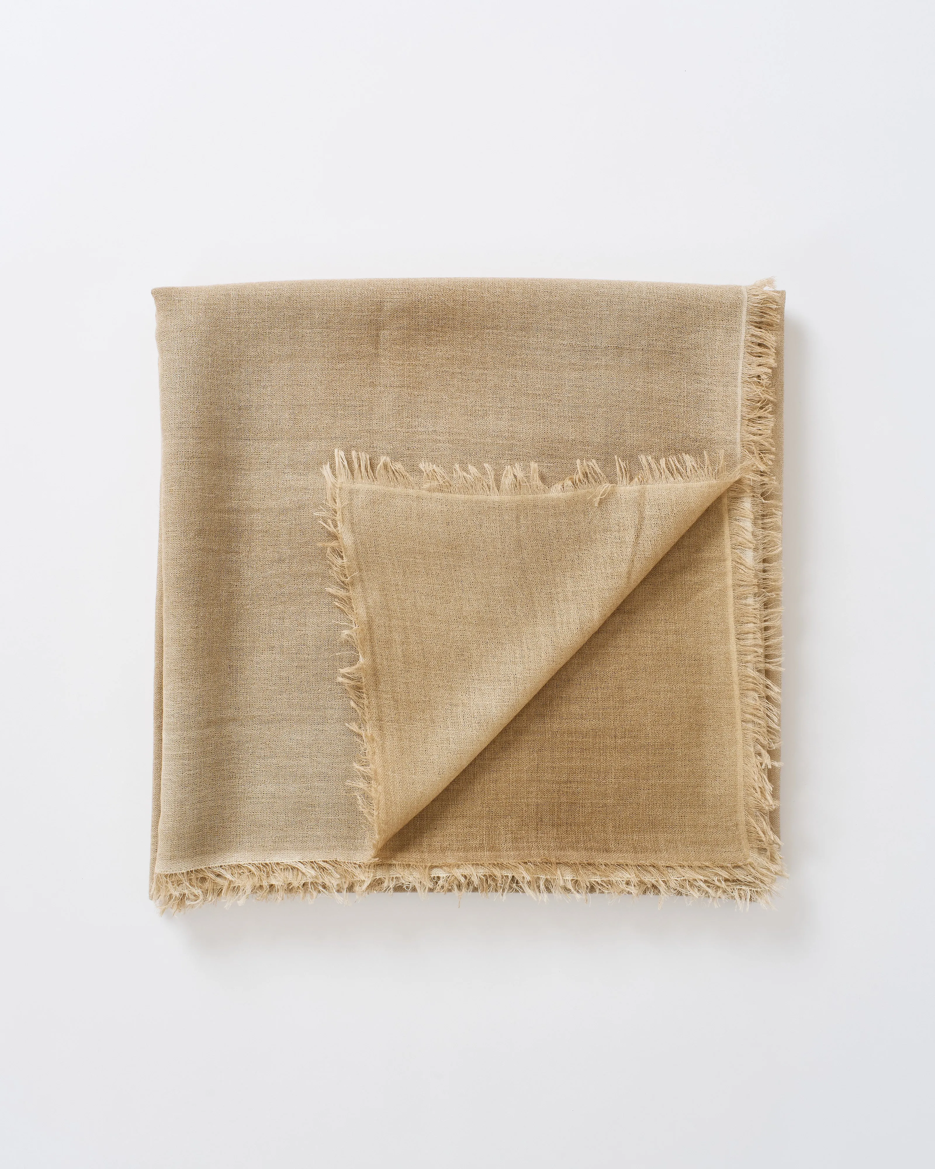 wool/silk gauze square scarf