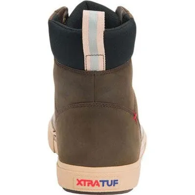 Xtratuf Men's Leather Lace 6" Waterproof Ankle Deck Work Boot -Brown- LAL900