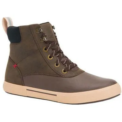 Xtratuf Men's Leather Lace 6" Waterproof Ankle Deck Work Boot -Brown- LAL900