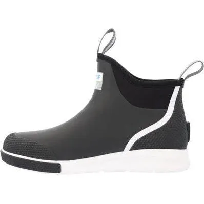 Xtratuf Men's Sport 6" Waterproof Ankle Deck Work Boot - Black - ADSM000