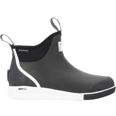 Xtratuf Men's Sport 6" Waterproof Ankle Deck Work Boot - Black - ADSM000