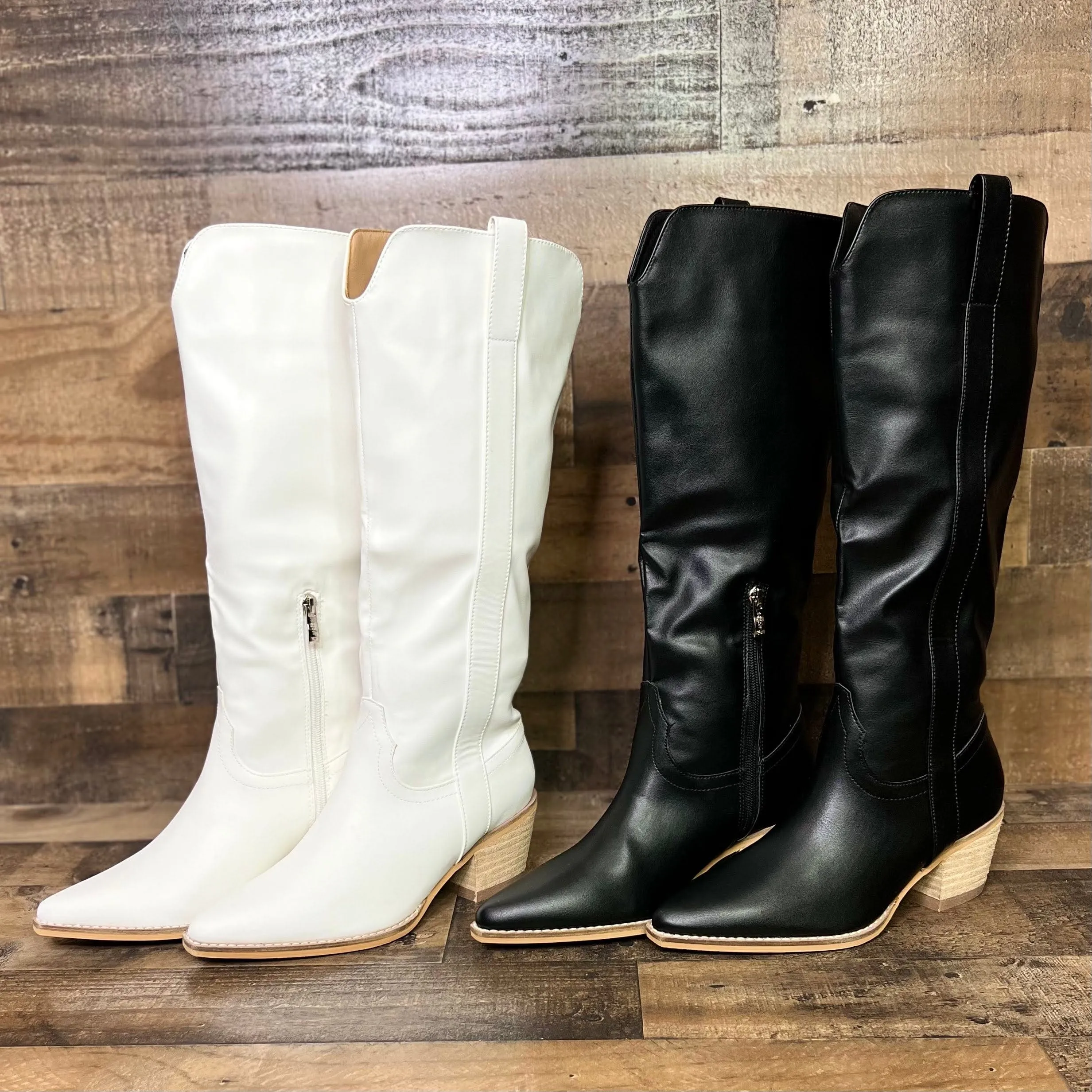 Yin and Yang Boot Black