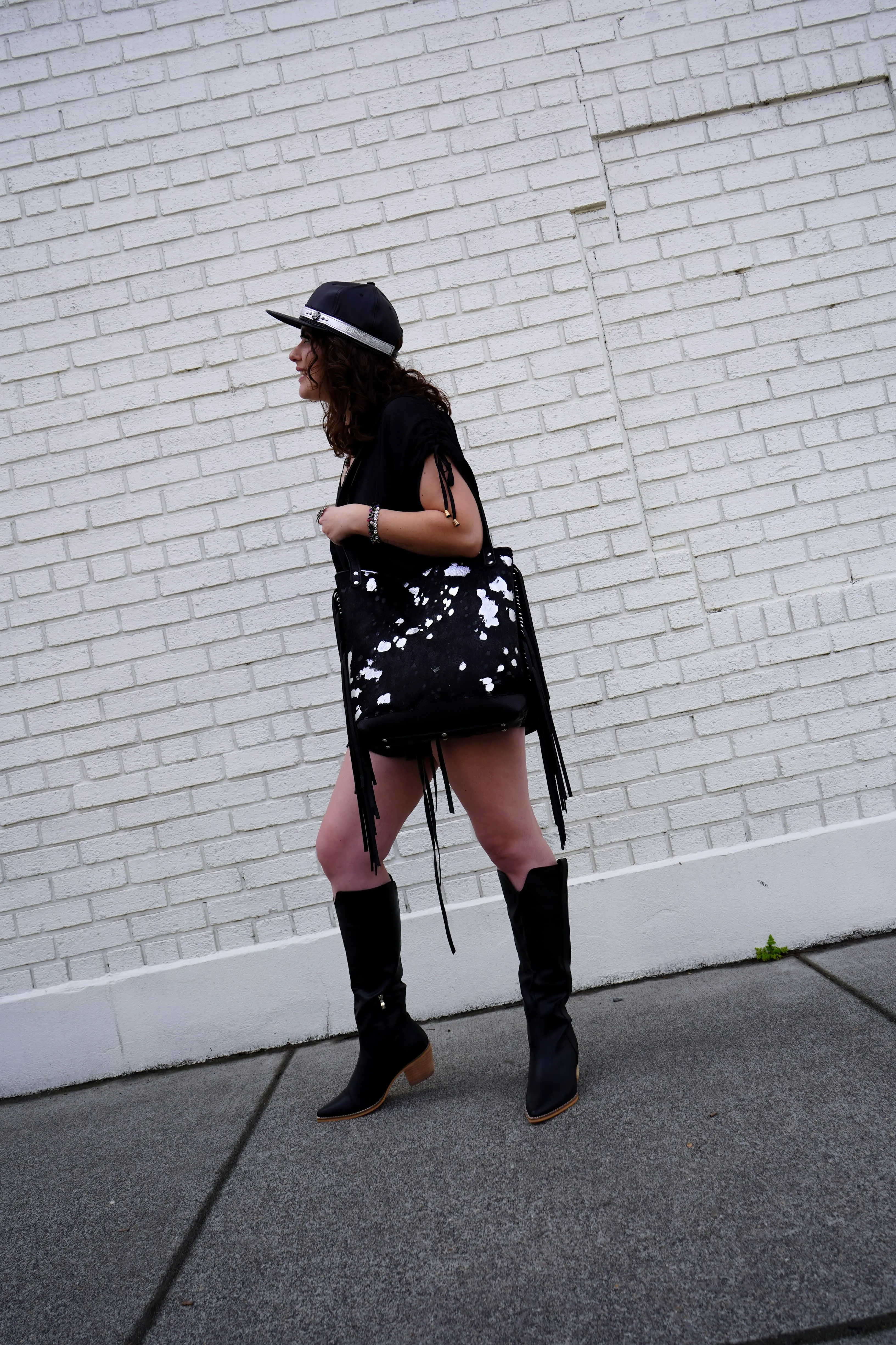 Yin and Yang Boot Black