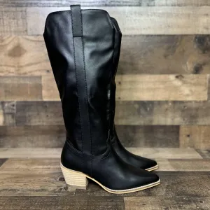 Yin and Yang Boot Black