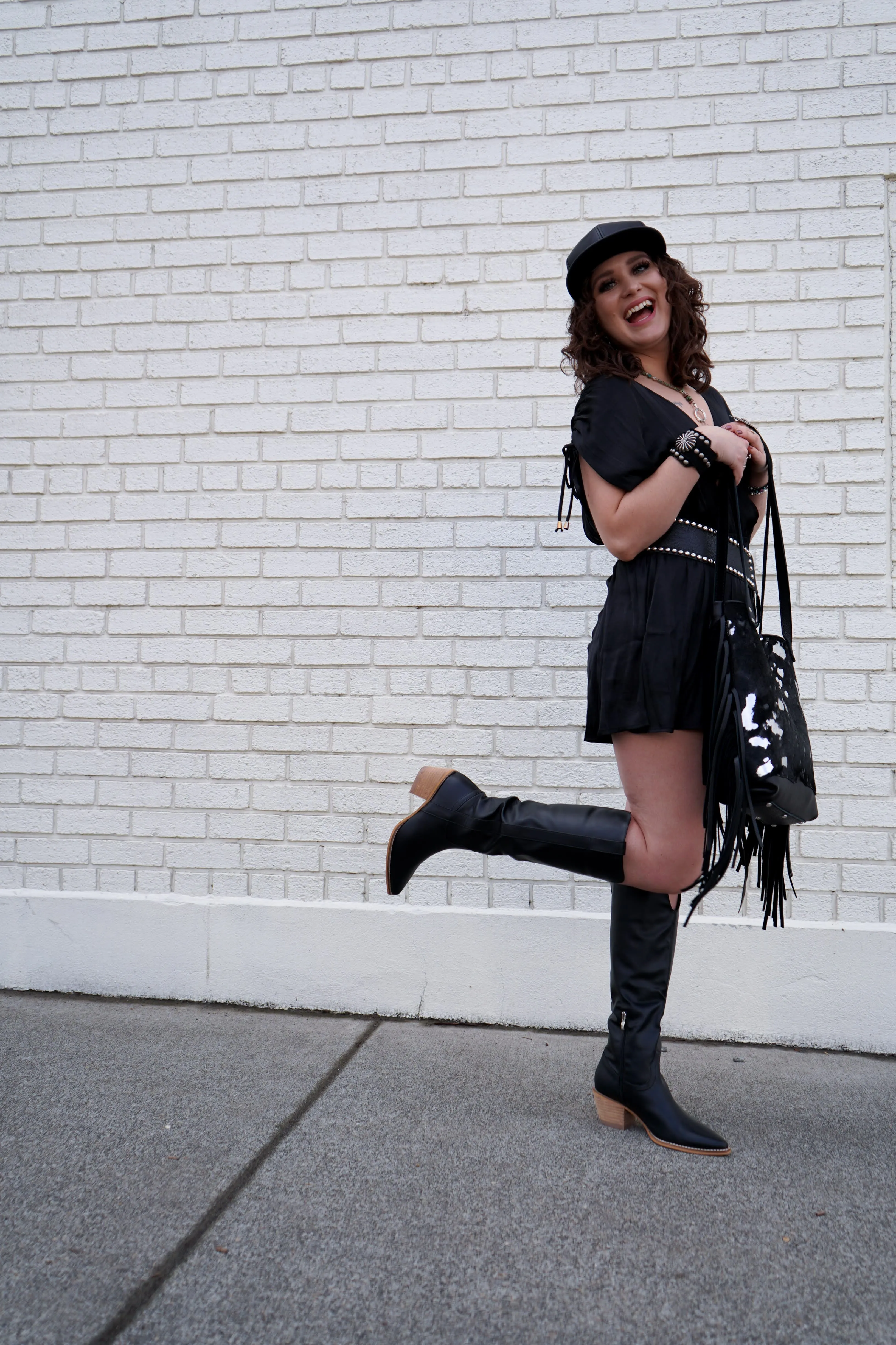 Yin and Yang Boot Black
