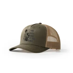 You Only Lose if You Quit Trucker Hat
