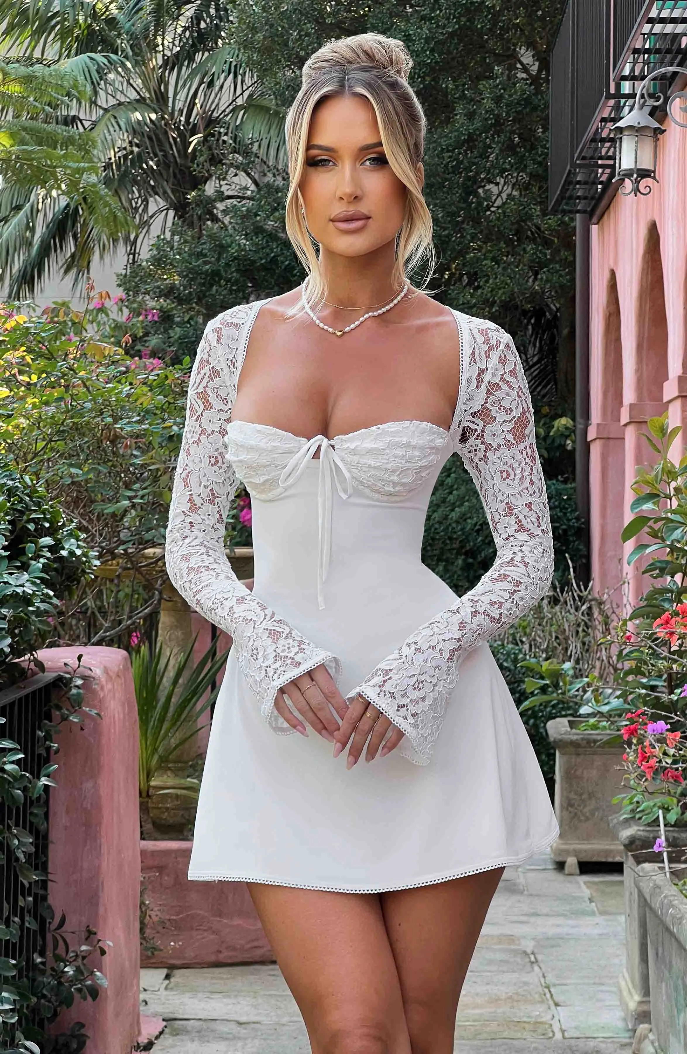 Zoe Mini Dress - Ivory