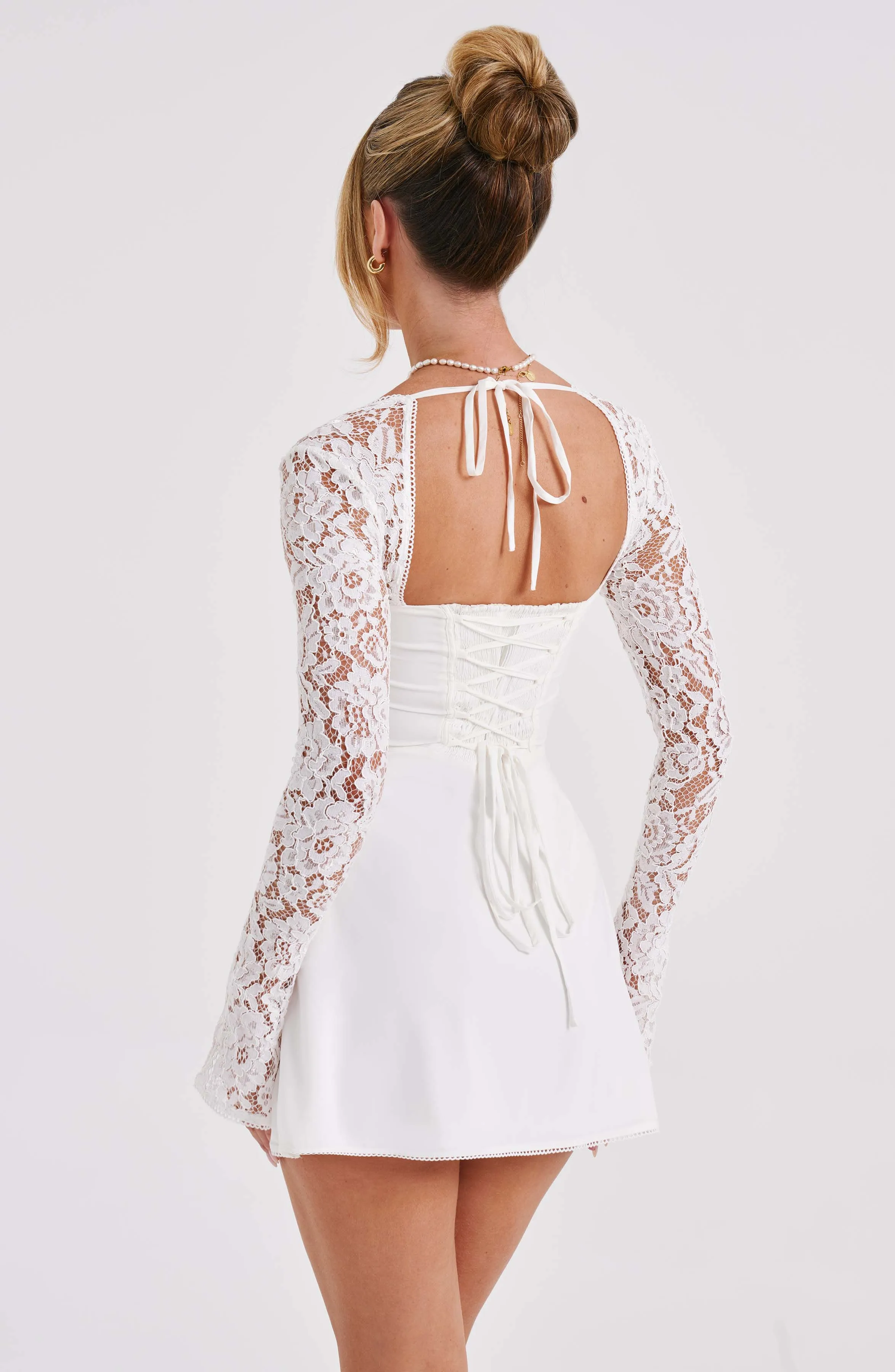 Zoe Mini Dress - Ivory