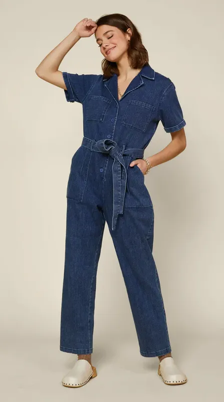 Zoey Denim Jumpsuit